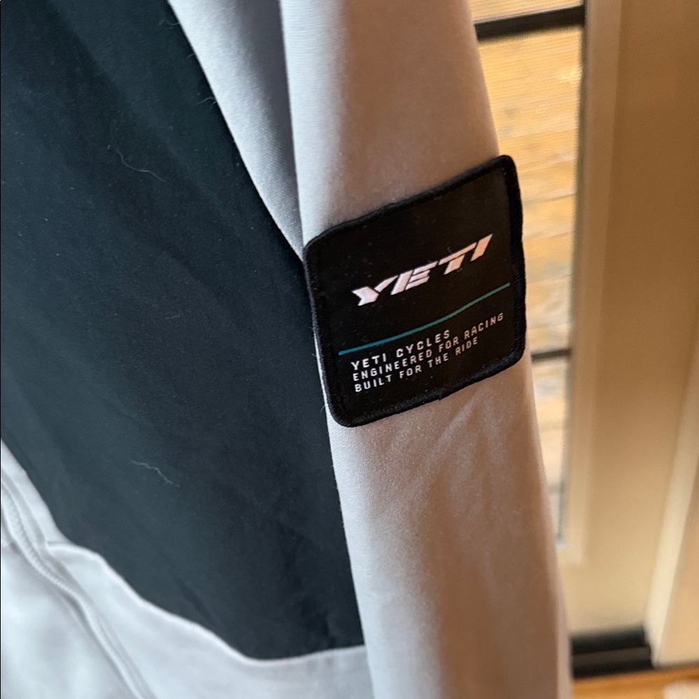 Yeti Cycles Mens Grey Black Full Zip Performance Fleece Hoodie Jacket Size Large - Picture 3 of 15